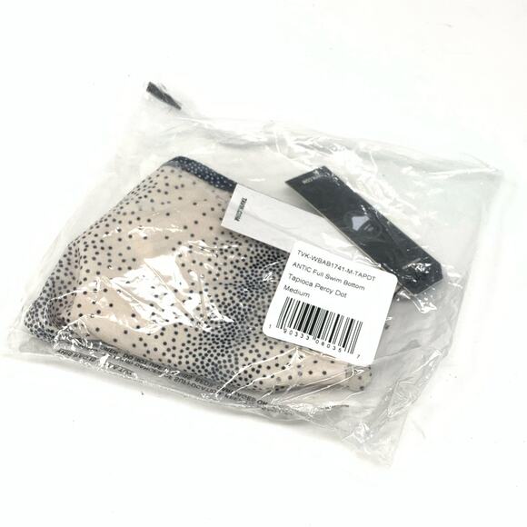 Tavik Antic Full Swim Bottom Tapioca Percy Dot Size Medium NEW - Picture 3 of 9